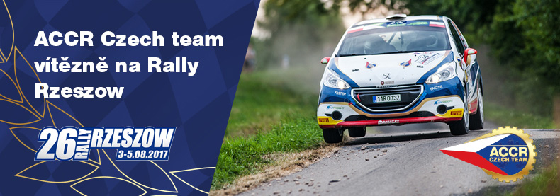 ACCR Czech team vítězně na Rally Rzeszow