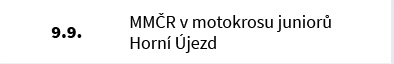 MMČR v motokrosu juniorů Horní Újezd