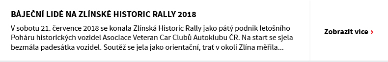 Báječní lidé na Zlínské Historic Rally 2018