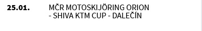 MČR MOTOSKIJÖRING Orion - Shiva KTM Cup - Dalečín