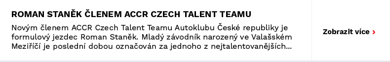Roman Staněk členem ACCR Czech Talent Teamu