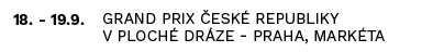 Grand Prix České republiky v ploché dráze - Praha, Markéta