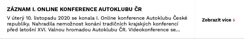 Záznam I. online konference Autoklubu ČR