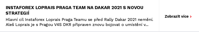 Instaforex Loprais Praga Team na Dakar 2021 s novou strategií